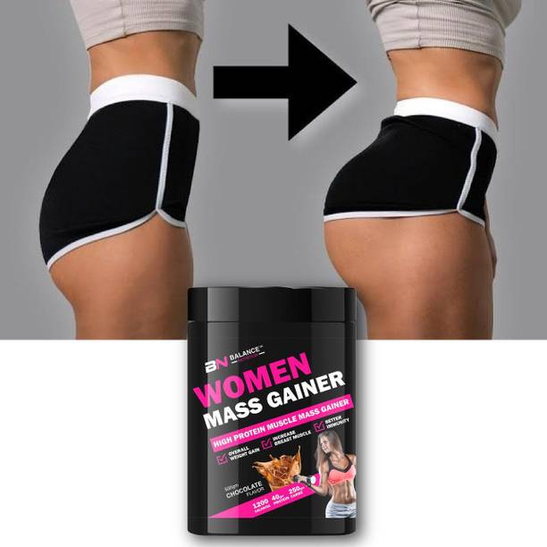 BN BALANCE NUTRITION Premium Women Mass Gainer Powder | High Protein (40g) & High Calorie Formula Weight Gainers/Mass Gainers