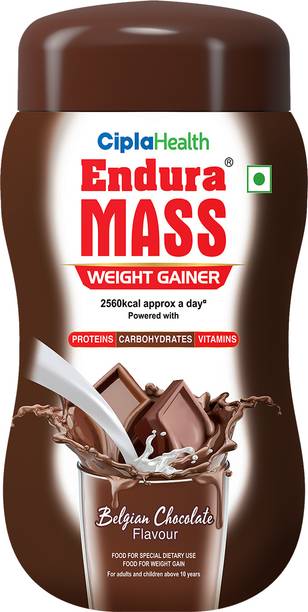 Endura Belgian Chocolate 550 gms Weight Gainers/Mass Gainers