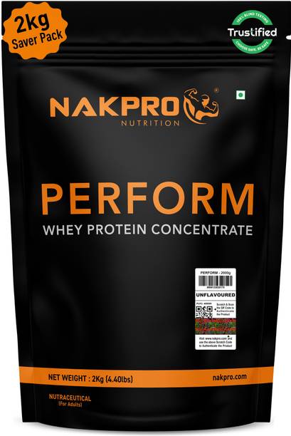 Nakpro 100% Perform Concentrate | 24.7g Protein, 5.7g BCAA | Whey Protein