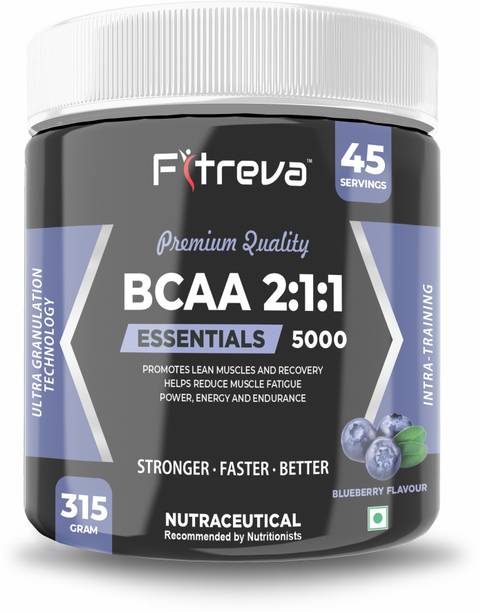 Fitreva BCAA Essential Supplement - Promotes Lean Muscles with 2:1:1 Ratio BCAA