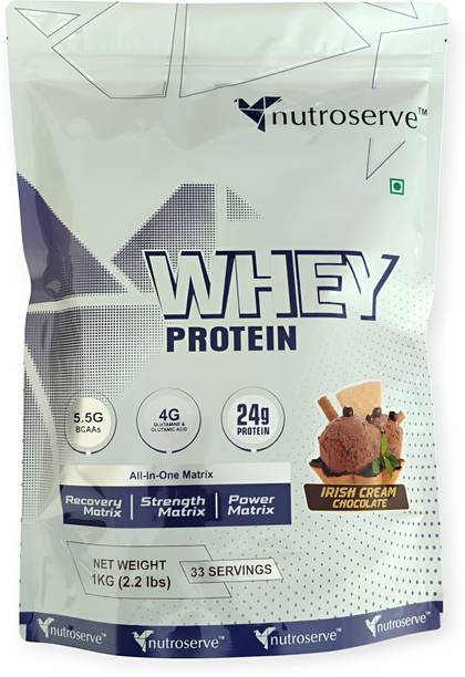 nutroserve Whey Protein Isolate | Whey Protein Concentrate | Muscle Recovery | Muscle Gain Whey Protein