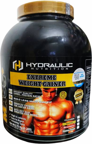 Hydraulic Nutrition Authentic Extreme Mass Gainer For Bulk Muscle Gain (Mango 6Lbs) Weight Gainers/Mass Gainers