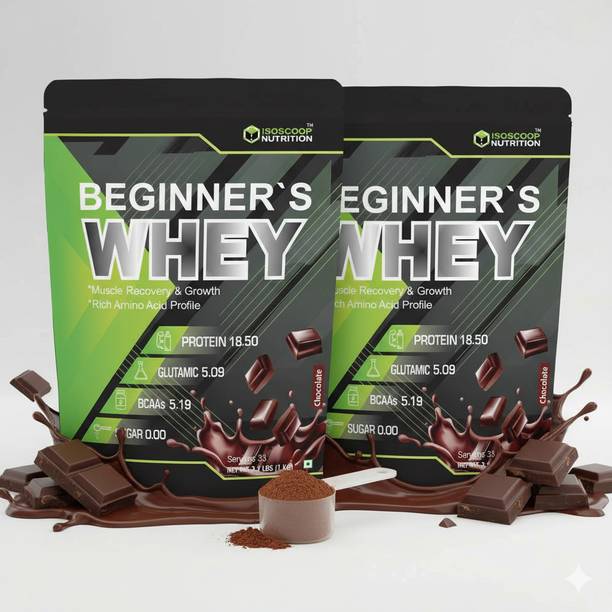iso scoop nutrition nutrition beginner's whey chocolate 1kg Whey Protein
