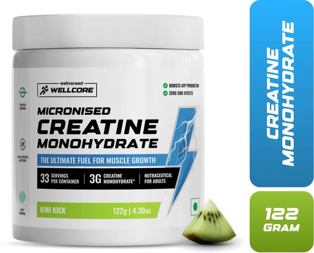 Wellcore Micronised Creatine Monohydrate | Lab Tested | Enhanced Absorption | 100% Pure Creatine