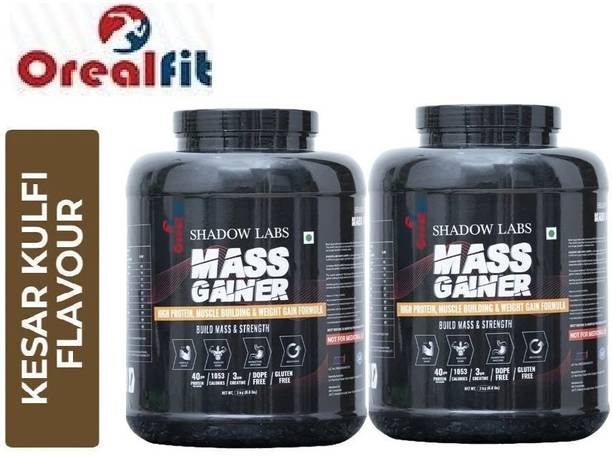 OREALFIT Shadow Labs Mass Gainer For Bulking Weight Gainers/Mass Gainers