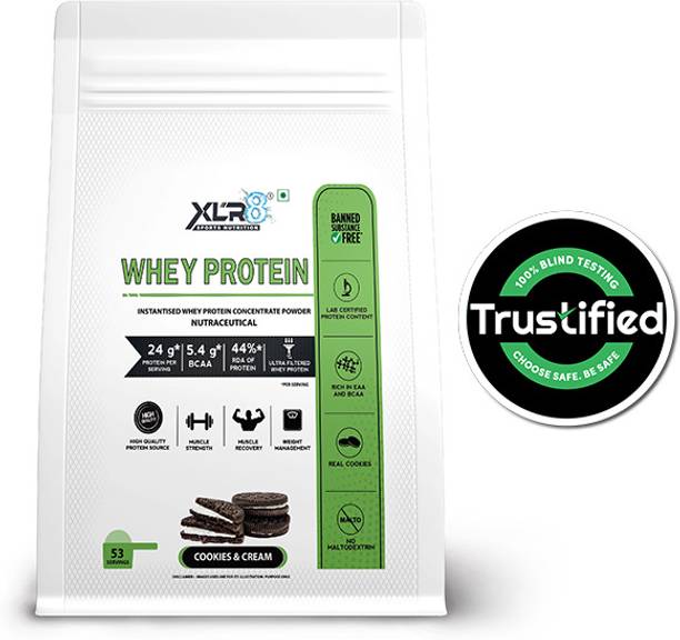 XLR8 Whey Protein with 24 g protein, 5.4 g BCAA Whey Protein