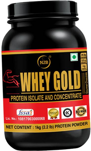 N2B Whey Gold Protein Supplement Powder Weight Gainers/Mass Gainers Weight Gainers/Mass Gainers