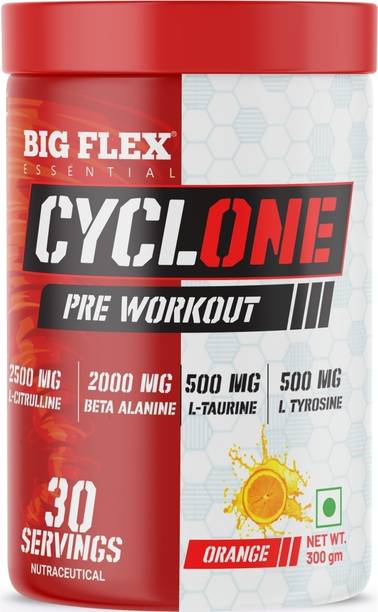 Bigflex Essential Cyclone Pre-workout for Muscle Pumps | 30 Servings |