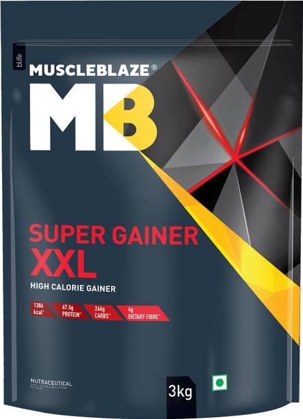 MUSCLEBLAZE Super Gainer XXL, For Muscle Weight Gainers/Mass Gainers