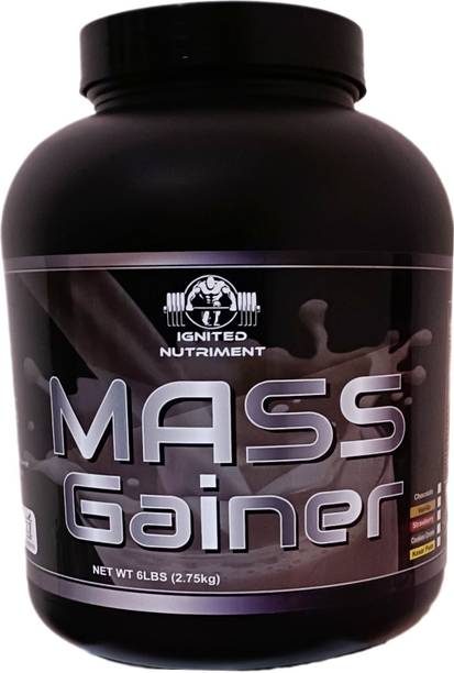 IGNITED NUTRIMENT Mass Gainer For Bulk Gain chocolate 6Lbs Weight Gainers/Mass Gainers