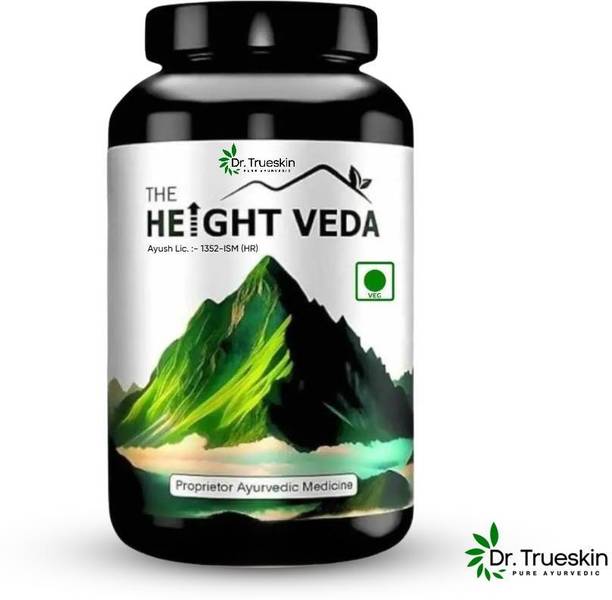 Dr.trueskin Height Veda Powder Advanced Stature Fuel Protein Supplement Plant-Based Protein