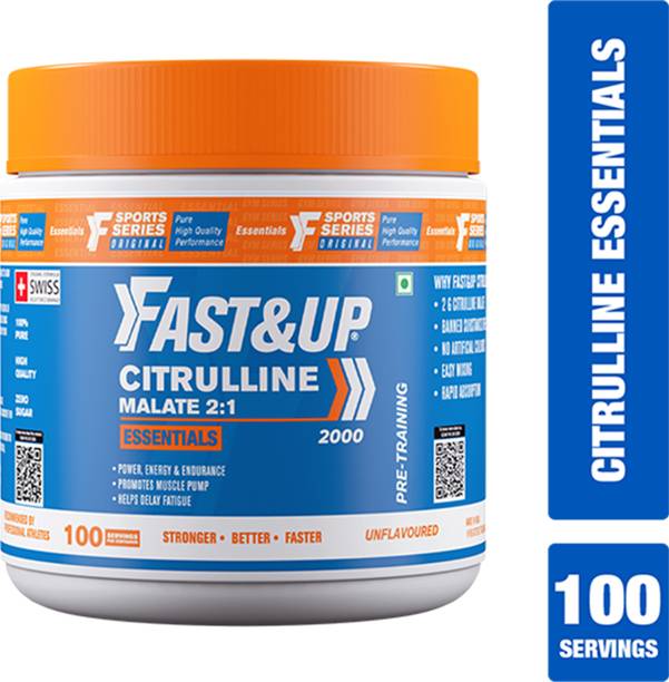 FAST&UP Citrulline Malate 2:1 - 100 Servings EAA (Essential Amino Acids)