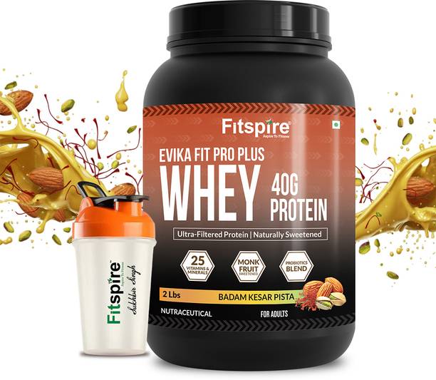 Fitspire Evika Fit Super Pro Plus Whey Protein 36 gm Protein Zero sugar With Shaker Whey Protein