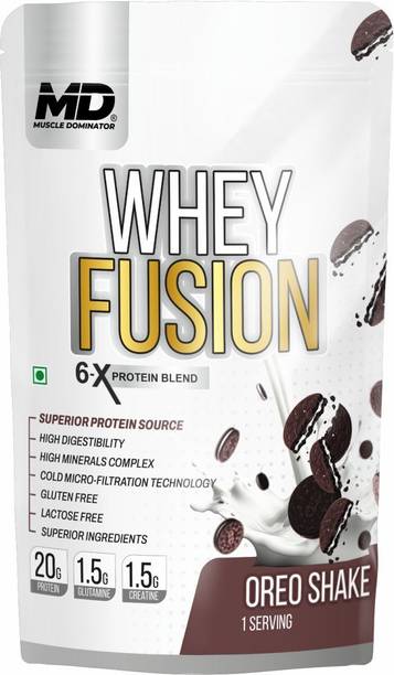 Muscle Dominator Whey Fusion|20G Protein|1.5G Glutamine|1.5G Creatine Whey Protein