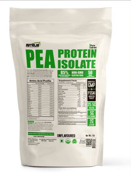 NutriJa PEA PROTEIN ISOLATE 85% 1Lbs Plant-Based Protein