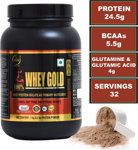 N2B Whey Gold Protein Supplement Powder Weight Gainers/Mass Gainers Weight Gainers/Mass Gainers