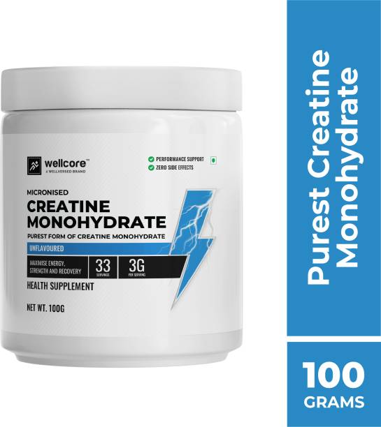 Wellcore Micronised Creatine Monohydrate | Lab Tested | Enhanced Absorption | 100% Pure Creatine