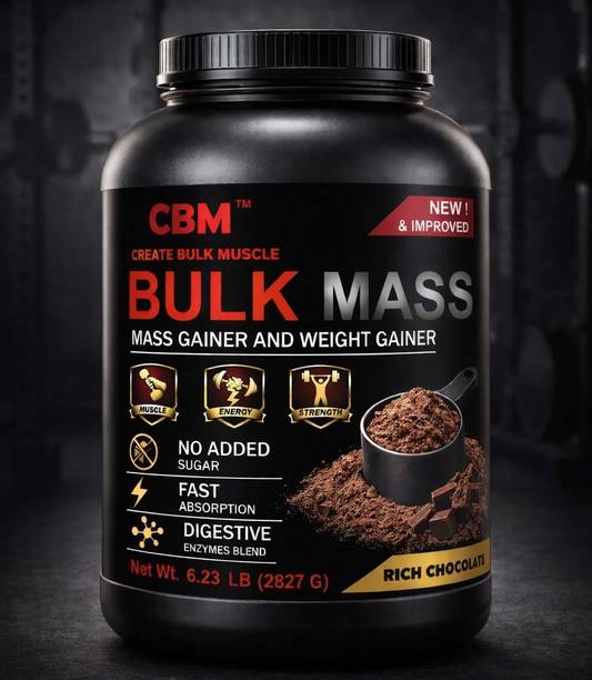 CBM BULK MASS GAINER FOR MUSCLE AND WEIGHT GAIN Weight Gainers/Mass Gainers