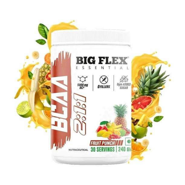 Bigflex Essential BCAA 30 Servings for Muscle Recovery & Endurance Supplement BCAA