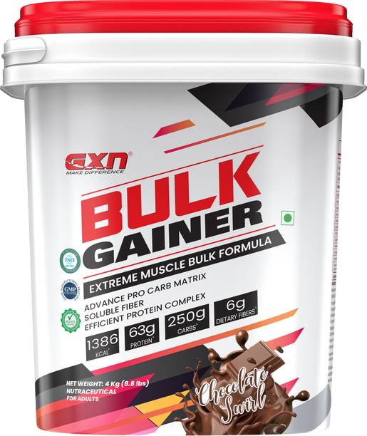 GREENEX NUTRITION Bulk Gainer High Protein and High Carb Supplement Powder | Extreme Bulk Formula Weight Gainers/Mass Gainers