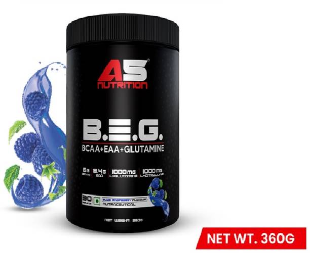 A5 NUTRITION B.E.G. BCAA+EAA+Glutamine, 30 Servings, Blue Raspberry Flavour | Muscle Growth BCAA