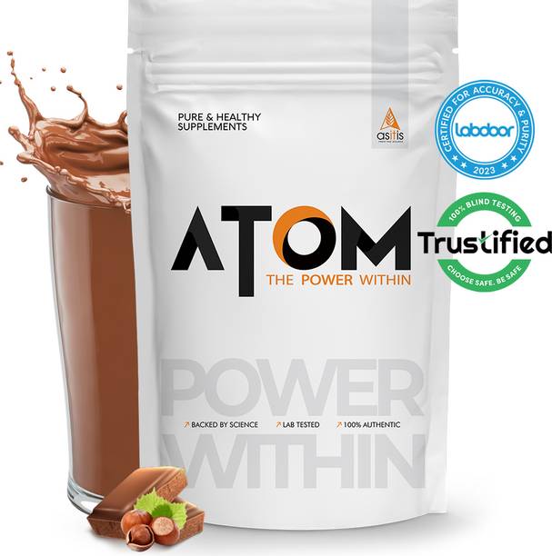 AS-IT-IS Nutrition ATOM Whey Protein 3lbs, 27g protein,...