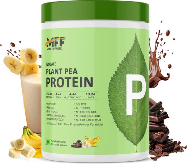 MyFitFuel Plant Pea Protein Isolate, 500gm, Chocolate Banana Plant-Based Protein