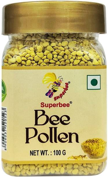 Super Bee 100 % Natural Bee Pollen granules superior Quality ,100 g Plant-Based Protein