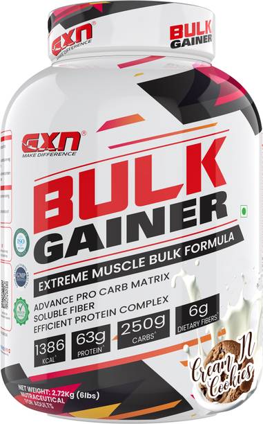 GREENEX NUTRITION Bulk Gainer High Protein and High Carb Supplement Powder | Extreme Bulk Formula Weight Gainers/Mass Gainers