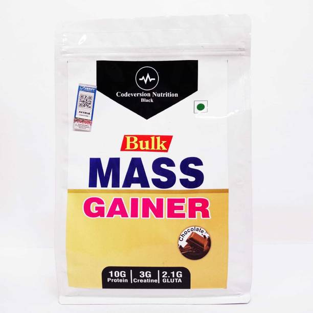 codeversion nutrition Bulk Mass Hard Core Gainer Rich Chocolate Weight Gainers/Mass Gainers