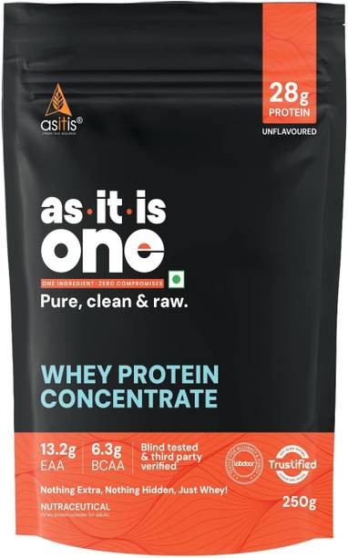 AS-IT-IS Nutrition ONE Concentrate, Pure, Clean & Raw, 28g Protein per Serve Whey Protein