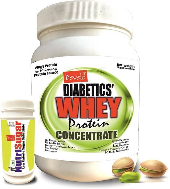 DEVELO Diabetic Whey Protein Powder Health & Nutrition Drink Whey Protein