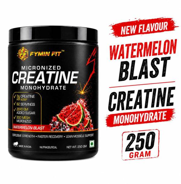 Fymin Fit Micronized Creatine Monohydrate 250g Watermelon 3g Per Scoop Gym Supplement Creatine