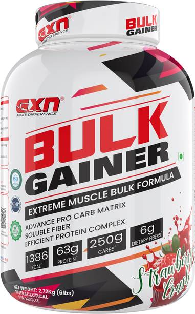 GREENEX NUTRITION Bulk Gainer High Protein and High Carb Supplement Powder | Extreme Bulk Formula Weight Gainers/Mass Gainers