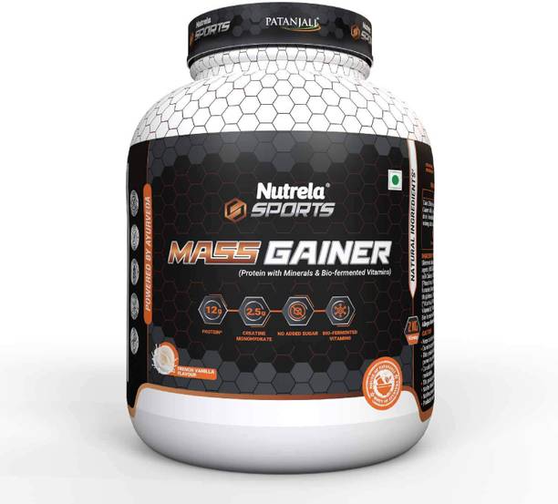 NUTRELA Patanjali Sports Mass Gainer Protein Supplement Weight Gainers/Mass Gainers