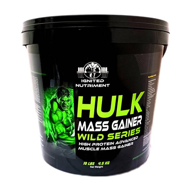 IGNITED NUTRIMENT Hulk Mass Gainer For Advance Muscles Mass Gain With Calories 1020 Weight Gainers/Mass Gainers