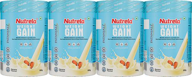 PATANJALI Weight Gainer | High-Calorie Mass Gainer with Vitamins & Khandsari Sugar | Veg Weight Gainers/Mass Gainers