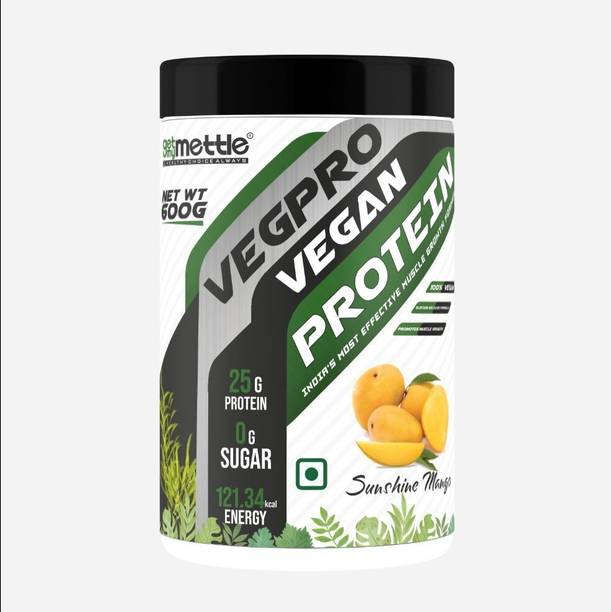 getmymettle Vegpro Vegan Protein|High Protein|Low Carbs|Gluten Free|Non-GMO| Plant-Based Protein