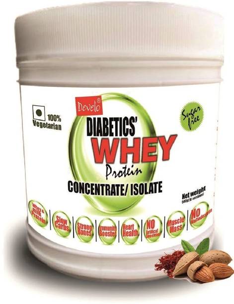 DEVELO Whey protein for diabetics sugar free protein powder for diabetes care Whey Protein