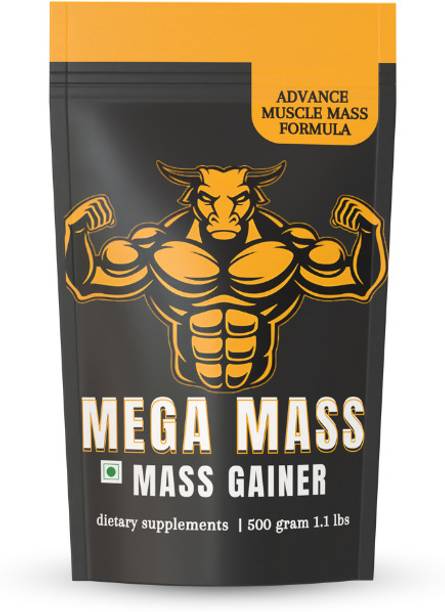 The Gromming guru Mega Mass - Advance Formulation for Mass Gain | Added BCAA, Glutamine | Weight Gainers/Mass Gainers