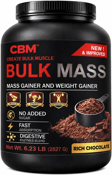 CBM Bulk Mass Gainer with High Calories | For Bodybuilding and Weigh Gain Weight Gainers/Mass Gainers