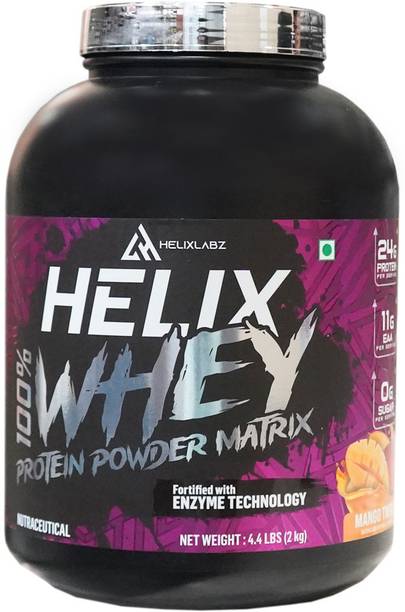 HELIXLABZ WHEY Protein Powder Matrix- (Mango Twirl, 2KG) Pre Workout