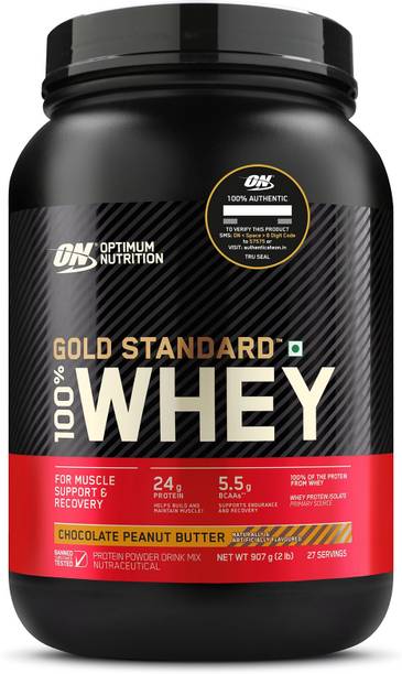 Optimum Nutrition (ON) Gold Standard 100% Whey Protein Powder - Primary Source Isolate Whey Protein