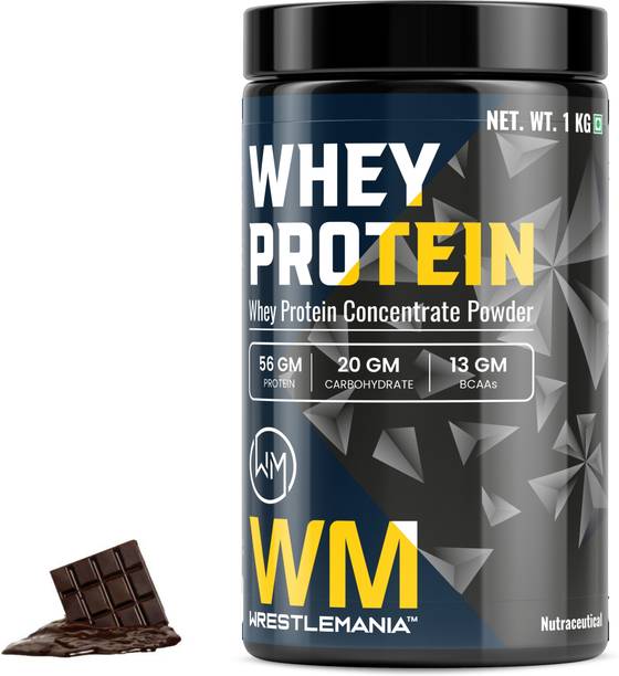 WrestleMania Whey Protein Concentrate 100% Chocolate 1kg Whey Protein Whey Protein