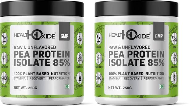HEALTHOXIDE Raw Pea Protein-250g Plant-Based Protein