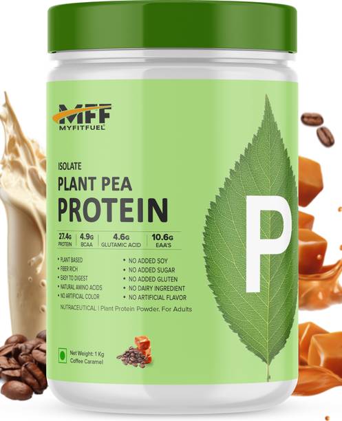 MyFitFuel Plant Pea Protein Isolate, 1kg, Coffee Caramel Plant-Based Protein