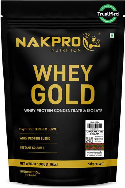 Nakpro GOLD 100% Whey Protein Concentrate Supplement Powder Whey Protein