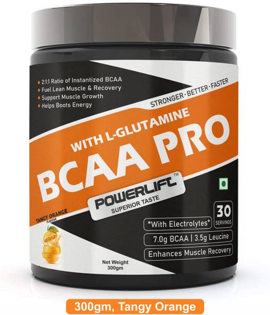 POWERLIFT BCAA Pro With Electrolyte, Reducing Muscle Breakdown & Muscle Recovery BCAA