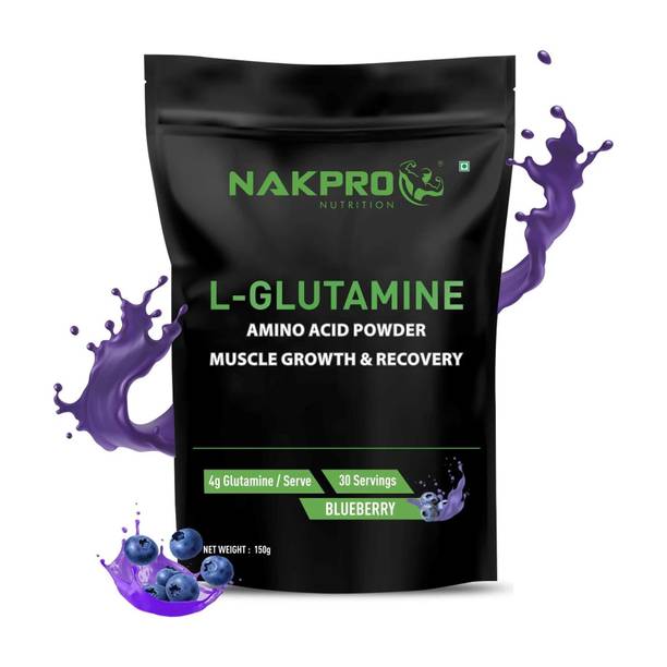Nakpro L-Glutamine Supplement Powder - 30 Servings Glutamine