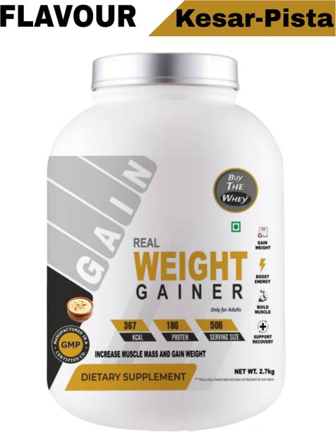BUY THE WHEY Real Weight Gainer | Lab Tested | 100% Pure Gainer Weight Gainers/Mass Gainers